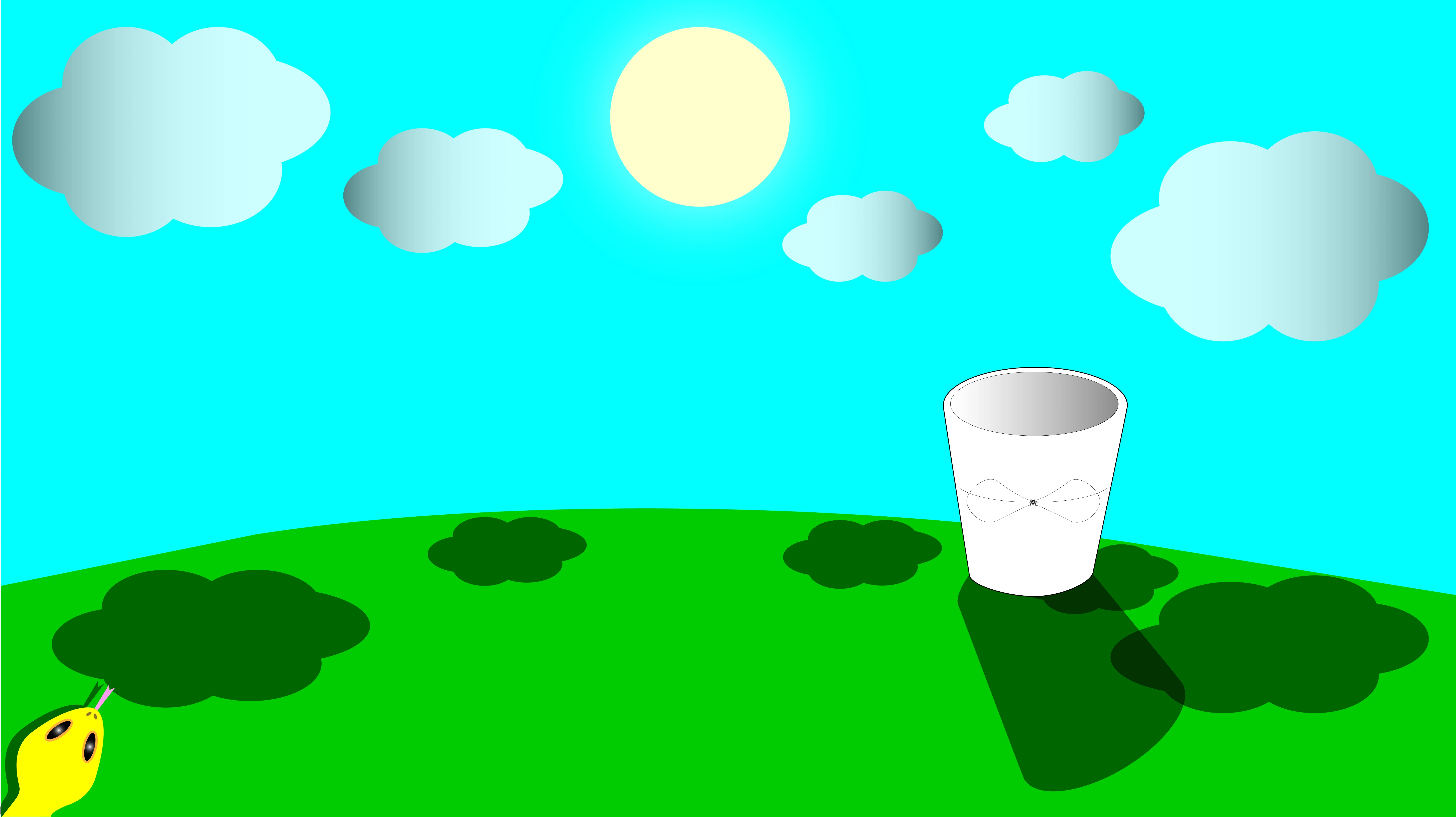 shrinked Landscape digital sketch